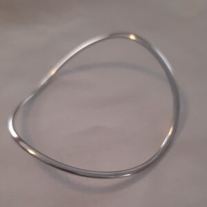 Elegant Silver Bangle Bracelet